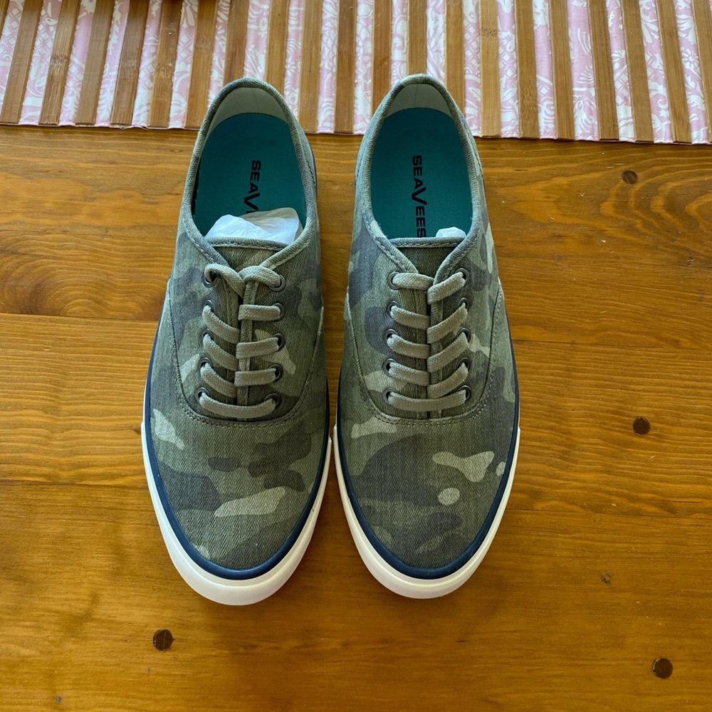 SeaVees Camo Legend Saltwash Herringbone twill